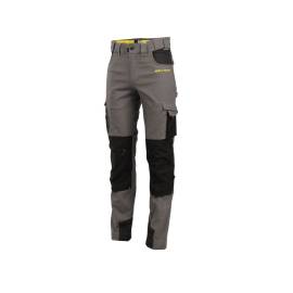 Pantalon de Travail Richy - Taille 36 - Gris/Noir - Résistant et Confortable - D-Work