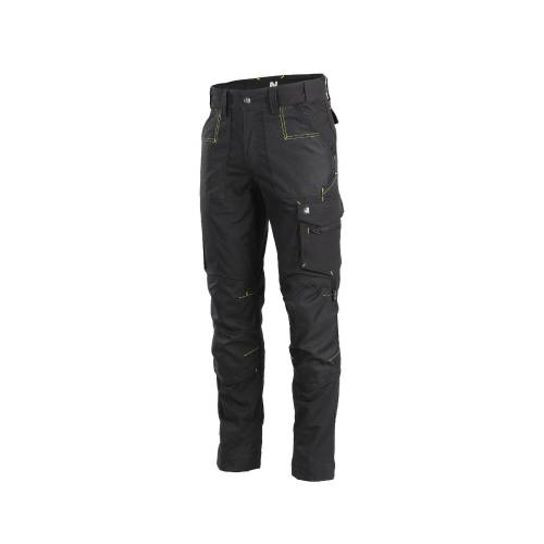 Pantalon de Travail Bill - Taille 56 - Noir - Résistant et Confortable - D-Work