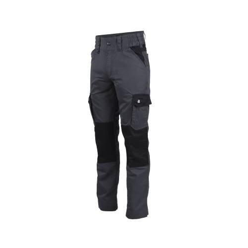Pantalon de Travail Cirrus - Taille 54 - Gris/Noir - Résistant et Confortable - D-Work