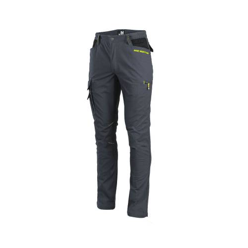 Pantalon de Travail Edward - Taille 42 - Gris - Résistant et Confortable - D-Work