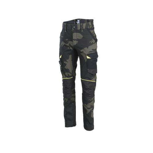 Pantalon de Travail Mirage - Taille 38 - Woodland - Résistant et Confortable - D-Work