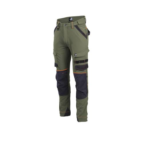 Pantalon de Travail Sacha - Taille 52 - Kaki - Résistant et Confortable - D-Work