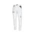 Pantalon de Travail Marlow - Taille S - Blanc/Gris - Résistant et Confortable - D-Work