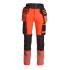 Pantalon de Travail Haute Visibilité Rocket - Taille 56 - Orange Fluo - Résistant et Confortable - D-Work