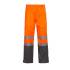 Pantalon de Travail Haute Visibilité Griffis - Taille L - Orange Fluo - Résistant et Confortable - D-Work