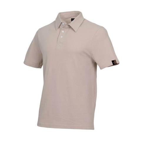 Polo de Travail Chuck - Taille L - Sable - Résistant et Confortable - D-Work