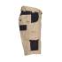Bermuda de Travail Hugues - Taille 56 - Beige/Noir - Résistant et Confortable - D-Work