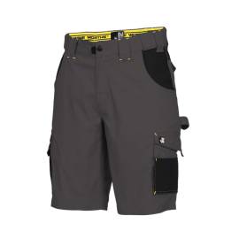 Bermuda de Travail Hugues - Taille 40 - Gris/Noir - Résistant et Confortable - D-Work