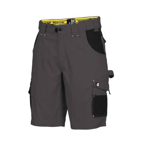 Bermuda de Travail Hugues - Taille 48 - Gris/Noir - Résistant et Confortable - D-Work
