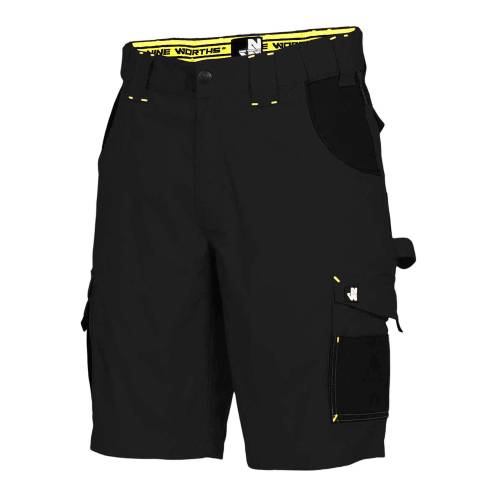 Bermuda de Travail Hugues - Taille 44 - Noir - Résistant et Confortable - D-Work