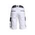 Bermuda de Travail Dali - Taille 56 - Blanc/Gris - Résistant et Confortable - D-Work