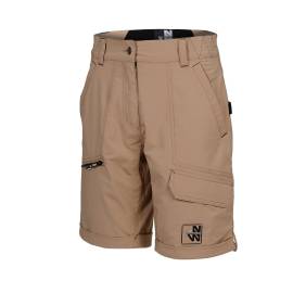 Bermuda de Travail Femme Sharon - Taille 34 - Crème - Résistant et Confortable - D-Work