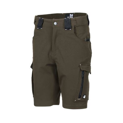 Bermuda de Travail Femme Bendigo - Taille 46 - Kaki - Résistant et Confortable - D-Work