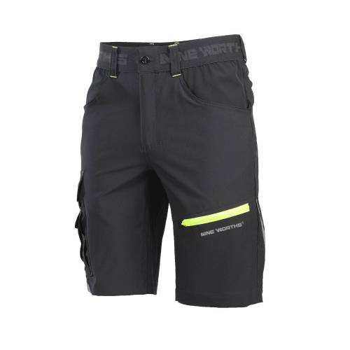 Bermuda de Travail Horn - Taille 40 - Gris/Vert - Résistant et Confortable - D-Work