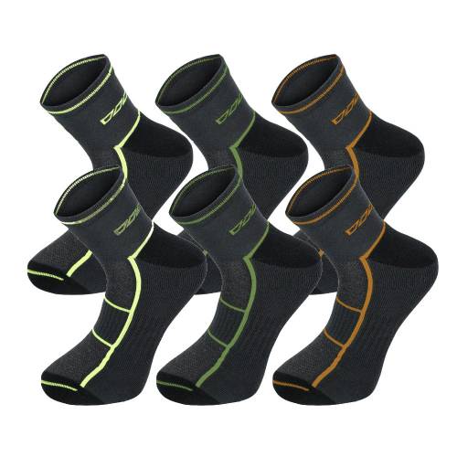 Lot de 3 Paires de Chaussettes Almer Taille 39/42 - Camel, JF, Kaki - Confort et Style Quotidien - D-Work