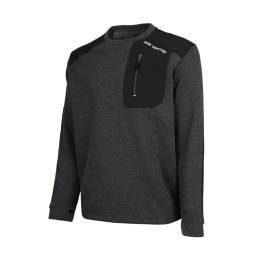 Sweat de Travail Statam - Taille 4XL - Anthracite Chiné - Résistant et Confortable - D-Work