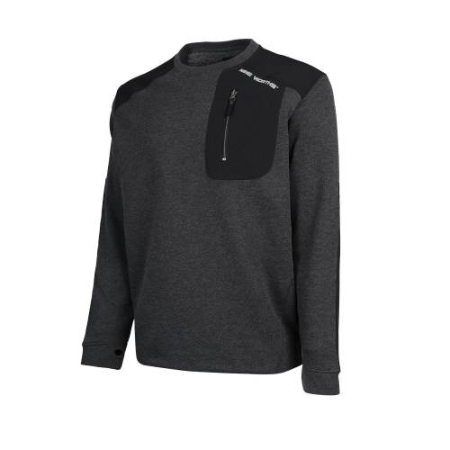 Sweat de Travail Statam - Taille XL - Anthracite Chiné - Résistant et Confortable - D-Work