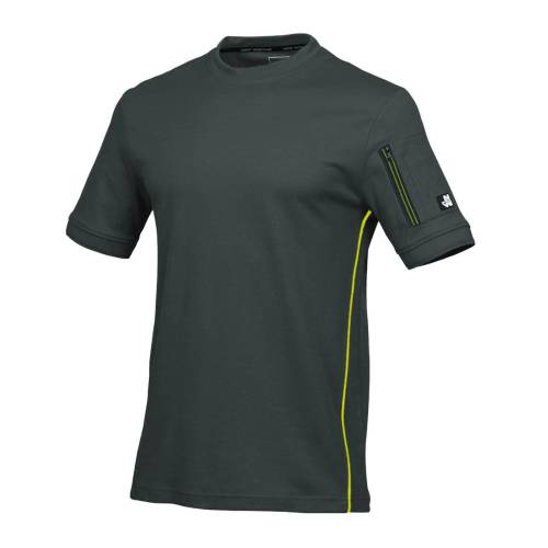 T-Shirt Manches Courtes de Travail Albon - Taille 4XL - Anthracite - Résistant et Confortable - D-Work