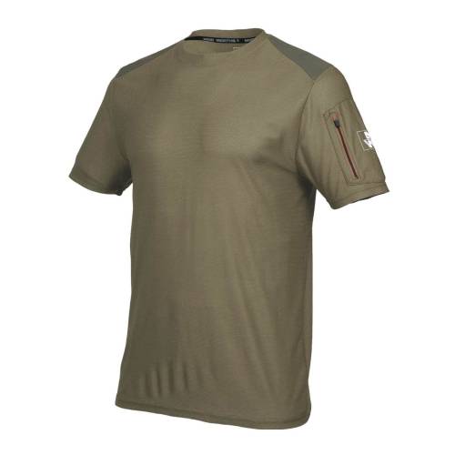 T-Shirt Manches Courtes de Travail Jim - Taille XXL - Kaki - Résistant et Confortable - D-Work