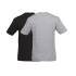 Pack 2 T-Shirts Manches Courtes de Travail Racing - Taille 3XL - Gris/Noir - Résistant et Confortable - D-Work