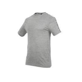 T-Shirt Manches Courtes de Travail Luka - Taille XL - Gris Chiné - Résistant et Confortable - D-Work