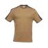 T-Shirt Manches Courtes de Travail Andy - Taille 3XL - Camel - Résistant et Confortable - D-Work