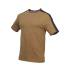 T-Shirt Manches Courtes de Travail Andy - Taille XXL - Camel - Résistant et Confortable - D-Work