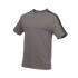 T-Shirt Manches Courtes de Travail Andy - Taille XL - Gris - Résistant et Confortable - D-Work