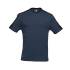 T-Shirt Manches Courtes de Travail Andy - Taille 4XL - Marine - Résistant et Confortable - D-Work