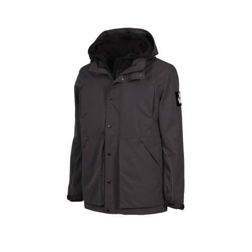 Parka de Travail Park - Taille XXL - Anthracite - Résistant et Confortable - D-Work
