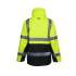 Parka Haute Visibilité de Travail Wellington - Taille 4XL - Jaune Fluo - Résistant et Confortable - D-Work