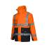 Parka Haute Visibilité de Travail Wellington - Taille 4XL - Orange Fluo - Résistant et Confortable - D-Work