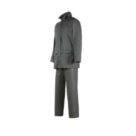 Ensemble de Pluie Guppy - Taille L - Olive - Imperméable et Confortable - D-Work