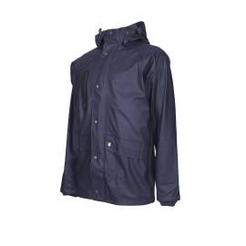 Veste de Pluie de Travail Tuna - Taille 4XL - Marine - Résistante et Imperméable - Protection Idéale - D-Work