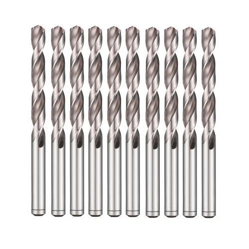 10 Forets Hélicoïdaux HSS DIN 338 RN - Pointe Fendue - Aciers 135° D. 9 x Lt. 125 x Lu. 81 x Q. 9 mm x Z2 - Diamwood