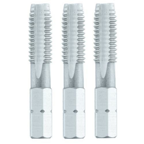 Jeu de Tarauds à Main HSS 3 Pièces - Filetage Métrique ISO DIN 13 - Ø Coupe 8 mm - Ø Tige 6 mm - Longueur Tota - ALPEN-MAYKESTAG