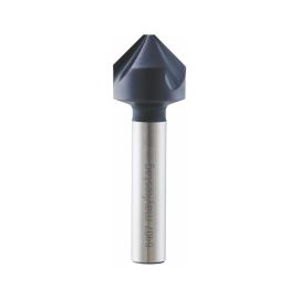 Fraise Conique à Ebavurer HM Monobloc ALUNIT DIN 335 C - Aciers, Inox 90° D. 6.3 x Lt. 45 x Lu. x Q. 6 mm x Z3 - Diamwood