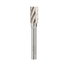Fraise Rotative Carbure Tungstène Cylindrique avec Coupe Frontale - Aluminium D. 12 x Lt. 70 x Lu. 25 x Q. 6 mm - Diamwood