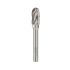 Fraise Rotative HM Tige Cylindrique Forme Boule - Aluminium D. 12 x Lt. 70 x Lu. 25 x Q. 6 mm - Diamwood