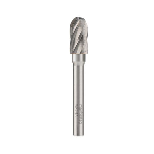 Fraise Rotative HM Tige Cylindrique Forme Boule - Aluminium D. 12 x Lt. 70 x Lu. 25 x Q. 6 mm - Diamwood