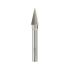 Fraise Rotative HM Tige Cylindrique Conique à Pointe Fine - Diamant D. 10 x Lt. 66 x Lu. 20 x Q. 6 mm - Diamwood