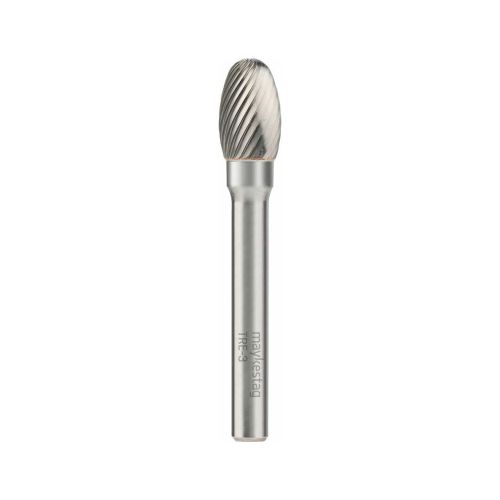 Fraise Rotative HM Tige Cylindrique Forme Ovale - Aciers, Inox D. 12 x Lt. 65 x Lu. 20 x Q. 6 mm - Diamwood