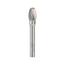 Fraise Rotative HM Tige Cylindrique Forme Ovale - Fontes, Aciers D. 12 x Lt. 65 x Lu. 20 x Q. 6 mm - Diamwood