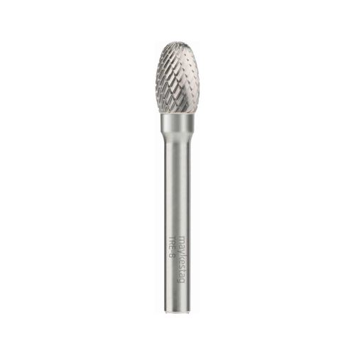 Fraise Rotative HM Tige Cylindrique Forme Ovale - Fontes, Aciers D. 6 x Lt. 50 x Lu. 10 x Q. 6 mm - Diamwood