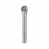 Fraise Rotative HM Tige Cylindrique Forme Sphérique - Diamant D. 5 x Lt. 33 x Lu. 4 x Q. 3 mm - Diamwood