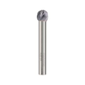 Fraise Rotative HM Tige Cylindrique Forme Sphérique - Aluminium D. 12 x Lt. 55 x Lu. 10 x Q. 6 mm - Diamwood