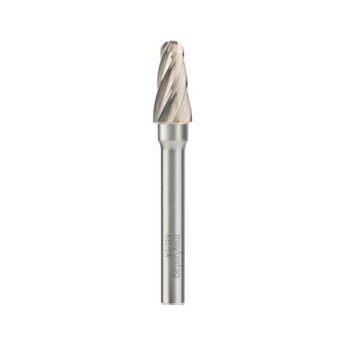 Fraise Rotative HM Tige Cylindrique Forme Bout Arrondi - Aluminium D. 16 x Lt. 75 x Lu. 30 x Q. 6 mm - Diamwood
