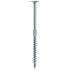 100 Vis à Bois Tête Large Bombée D.6 x 300 mm – Galvanisées, TX 30 – Fixation Solide et Durable - ALSAFIX
