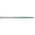 100 Vis à Bois Tête Large Bombée D.6 x 300 mm – Galvanisées, TX 30 – Fixation Solide et Durable - ALSAFIX