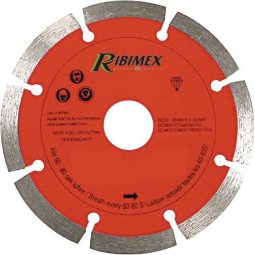 Disque Diamant Segment 125 mm – Classe C, Double Blister – Découpe Précise et Durable - RIBIMEX